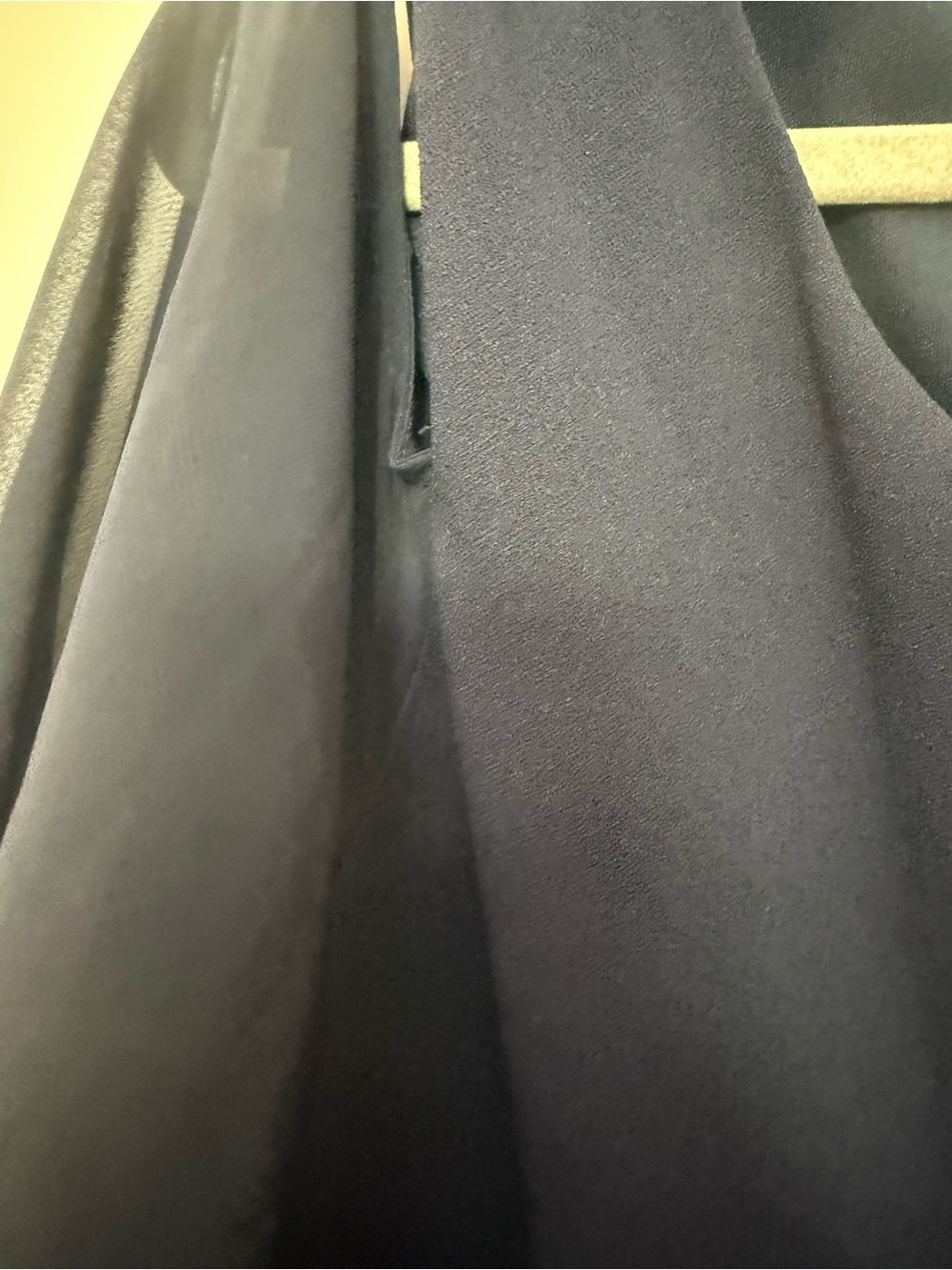 connected apparel Navy Maxi Dress with Flutter Sleeves - Picture 3 of 14